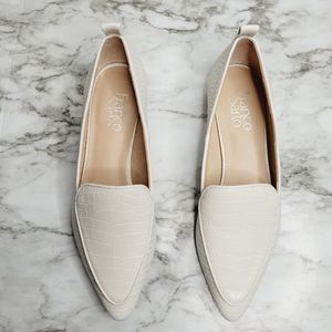 Franco Sarto Studio Pointed Toe Leather Loafer